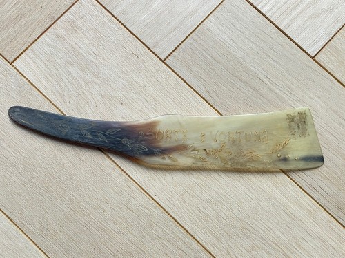 Ancien coupe papier gravé - coupe,