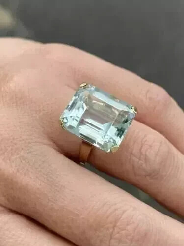 Bague aigue marine - bague, en