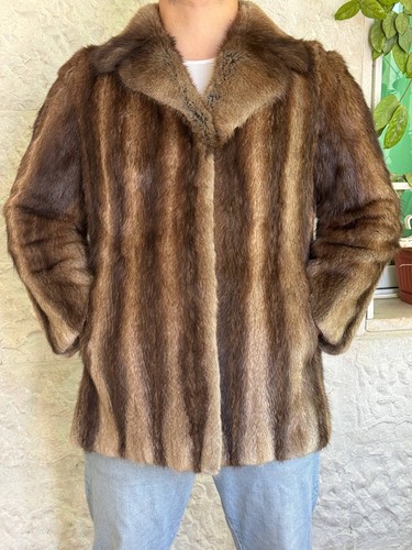 Manteau vintage fourrure - en,