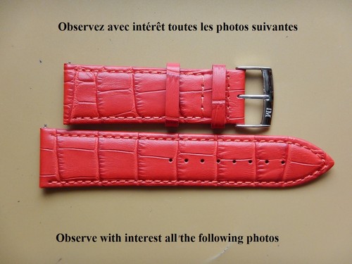 Bracelet montre rouge - 24,