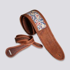 Sangle de guitare 3 pouces de large cuir rembourré sangles de basse...