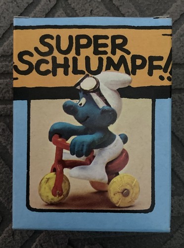 Schtroumpf sur tricycle 40203 - schtroumpf,