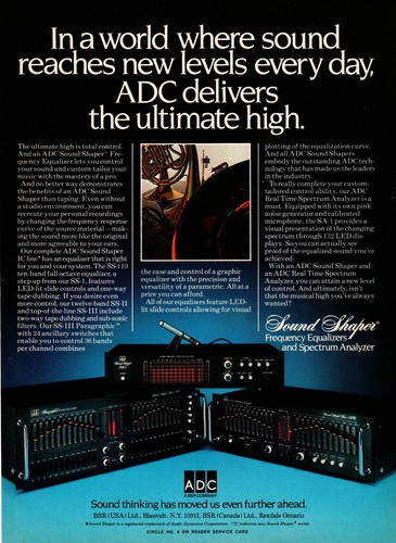 Adc sound shaper - -,