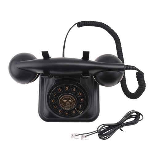 Téléphone fixe rétro - téléphone,
