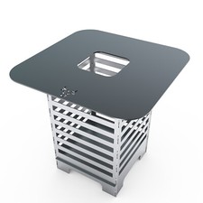 Moderne Brasero Tonneau De Feu