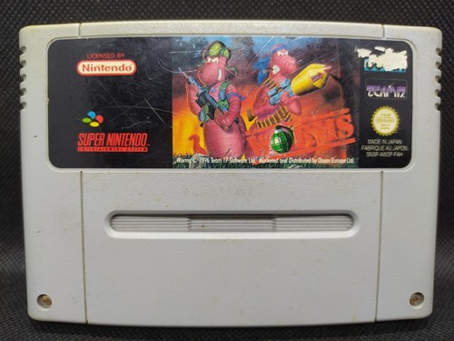 Worms super nintendo snes eu - super,