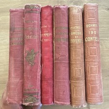 Bibliothèque rose illustrée Lot De 6 Livres 190 Contes Dédicace Christophe