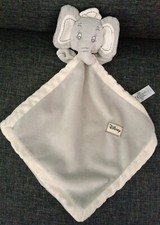1099?Doudou Peluche Dumbo Disney Nicotoy Simba Éléphant Gris Blanc Mouchoir