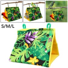 Pet Bird Bed Perroquet Perruche Budgie Hamac Cage Hut Tente Hanging Cave