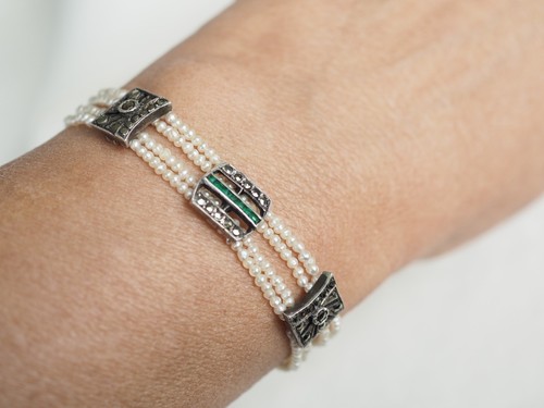 Bracelet ancien art deco - art,