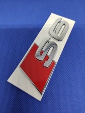S6 chrome badge emblème Audi6