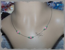 Collier De Perle Rose Nacrée