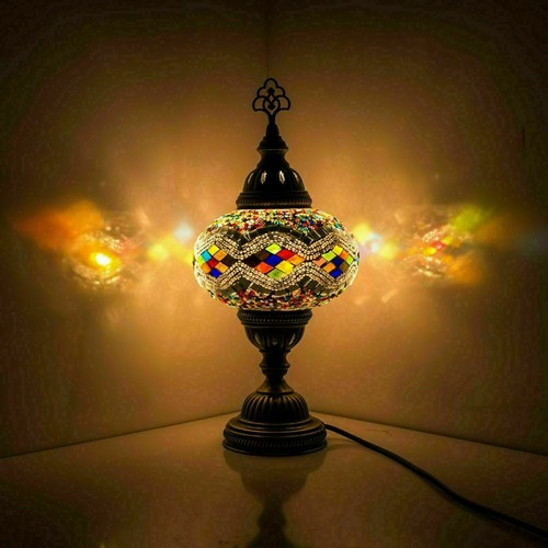 Lampe table colorée - de, en