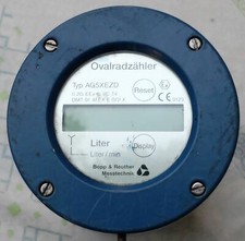 Bopp & Reuther Messtechnik Compteur électronique roues ovales AG5xEZD incomplet