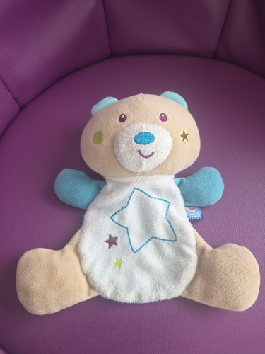 Doudou ours sucre orge bleu - sucre, d