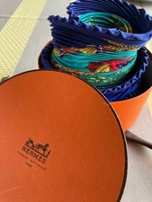 Foulard plissé en soie