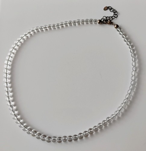 Collier perle quartz et - de, en