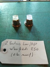 2 boutons alu hight/low pour enceinte Wharfedale E50