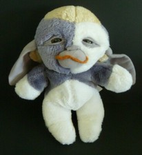 Z11- Peluche doudou Gremlins Gizmo Van De Walle blanc gris mauve 27cm EXCEL ETAT