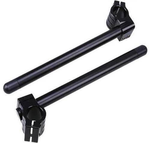 Guidon bracelet noir alu - bracelet,