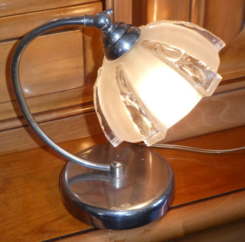 Lampe chevet art déco - lampe, en