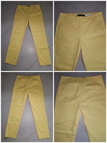 Pantalon chino jaune taille - chino,
