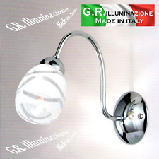 Applique moderne 1 lumière en métal chromé lampe murale bain cuisine chambre MIA