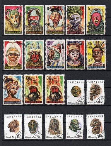 Lot timbres - de, (