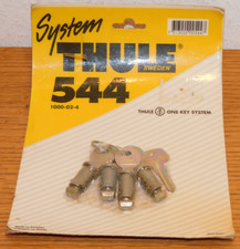 original THULE 544 SERRURE à CLES Cylindre de fermeture ANTIVOL ONE KEY SYSTEM