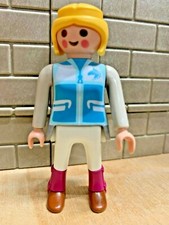 PLAYMOBIL Personnage Femme Cavalière Botte Equitation 05b CUSTOM RARE VINTAGE