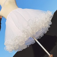 Jupon En Organza À Volants