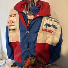 Blouson Kenny Honda Europe Cadre Rouge Dakar Vintage Taille Xl