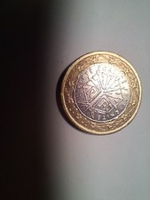 Pièce fautée rare. 1 euro
