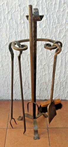 Ancien serviteur cheminée - ancien, de
