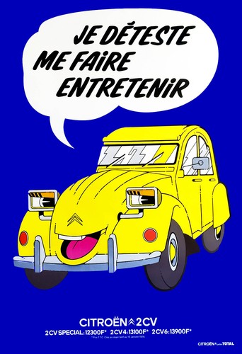 Citroen 2cv cv - je, deteste