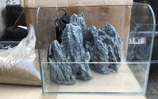 Aqua terrarium bac tortue ecrevisses crevettes avec filtration+gravier 30x30cm