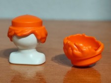 PLAYMOBIL X2 PERRUQUES CHEVEUX