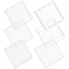  6pcs modèle de peinture murale Art mural modèles géométriques tableau de modèle