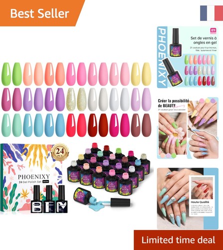 Kit vernis gel 24pcs - uv, 21
