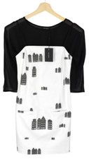 Robe Lumière COP COPINE Femme (EU) 36 Mini Motif Ville Poches Transparent