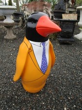 STATUE "PINGOUIN EN COSTUME" D' EPOQUE CONTEMPORAINE EN RESINE (80CM)