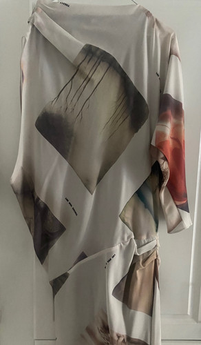 Rare robe longue - longue, voile