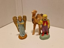 Santon Devineau Chameau Et Son Conducteur Et Un Ange