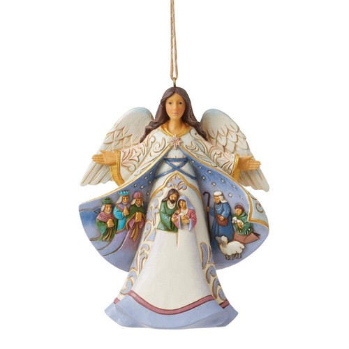 Jim shore angel nativity - jim, scene