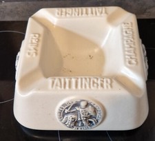 CENDRIER TATTINGER CHAMPAGNE PUB VIDE POCHE