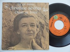 CHRISTINE SEVRES Tu es venu Oscar et Irma JEAN FERRAT 3483 RRR