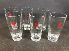 Lot de 6 anciens verres à Picon Anisette de bistrot verres apéritif vintage