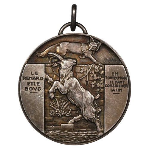 France médaille renard - médaille, et