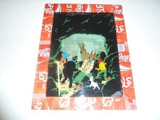fixée sous verre  de Tintin
