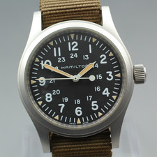 [NEAR MINT++] Montre manuelle homme Hamilton Khaki Field H694390 cadran...